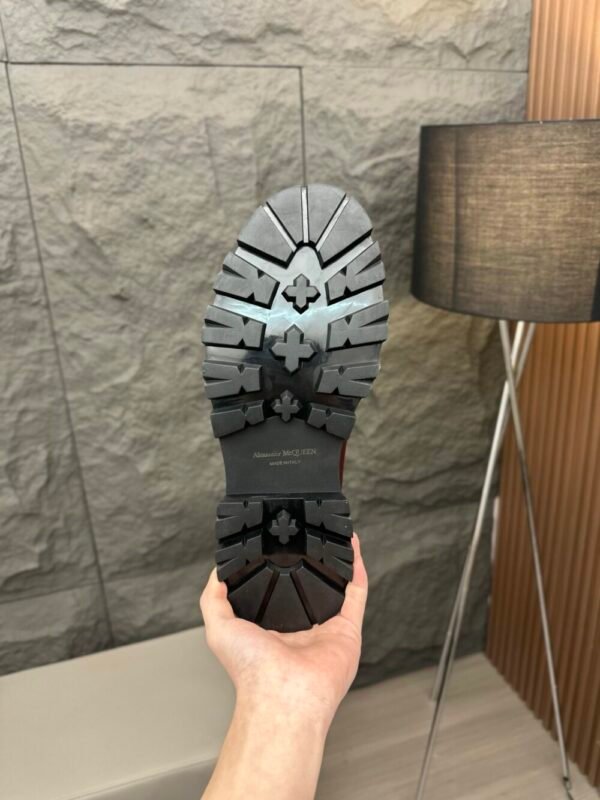 McQu 25ss Men's Derby Leather Shoes