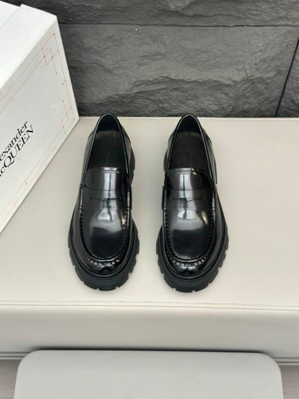 McQu 25ss Men's Derby Leather Shoes