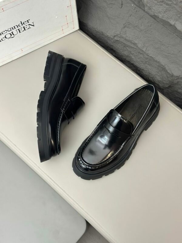 McQu 25ss Men's Derby Leather Shoes