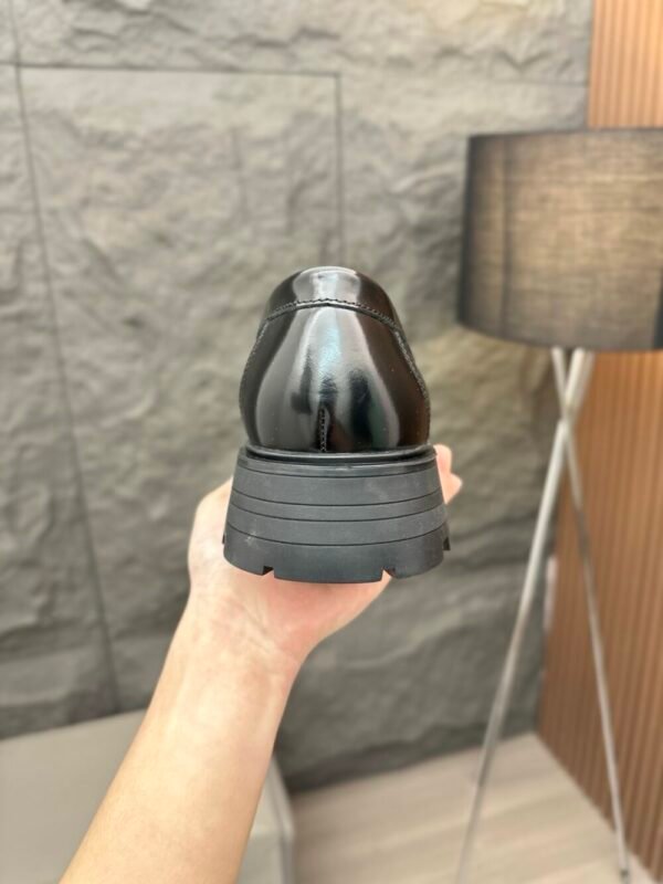 McQu 25ss Men's Derby Leather Shoes