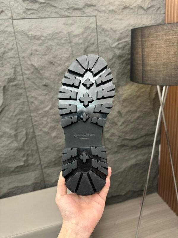 McQu 25ss Men's Derby Leather Shoes