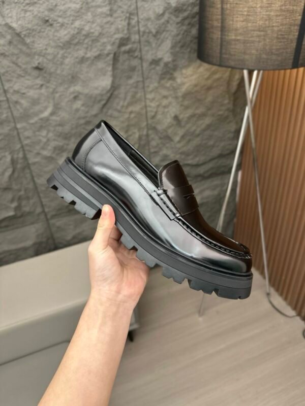 McQu 25ss Men's Derby Leather Shoes