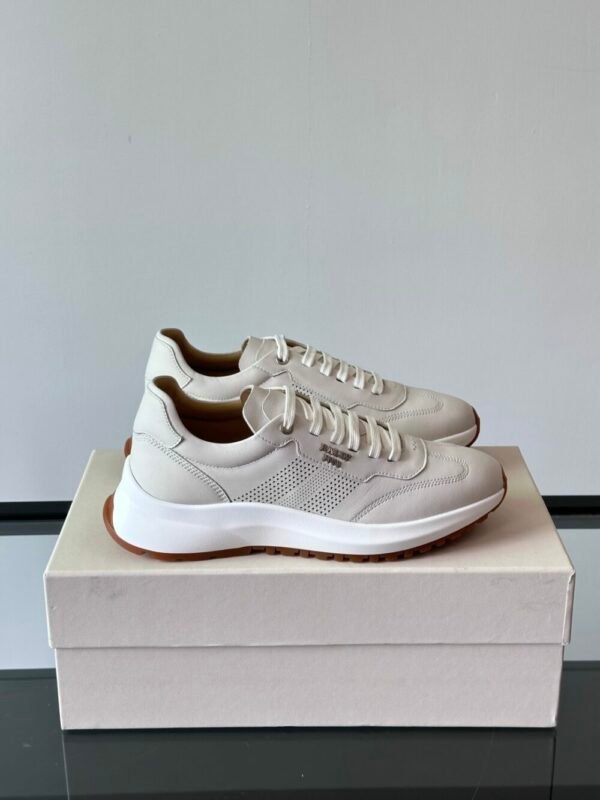 Bally Men's Thick Sole Leather Sneakers