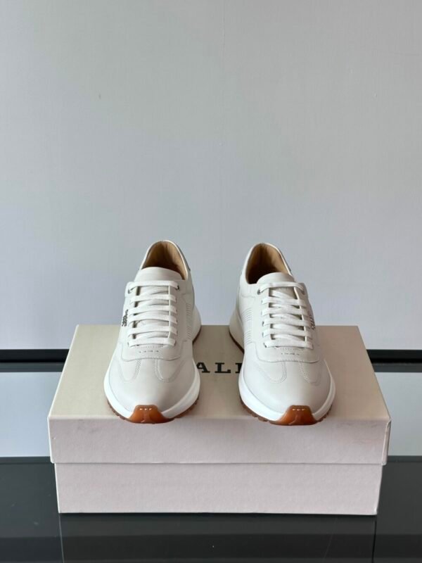 Bally Men's Thick Sole Leather Sneakers