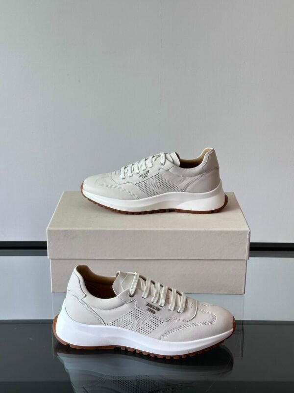 Bally Men's Thick Sole Leather Sneakers