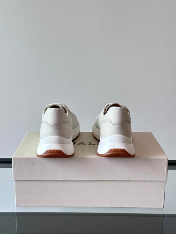 Bally Men's Thick Sole Leather Sneakers