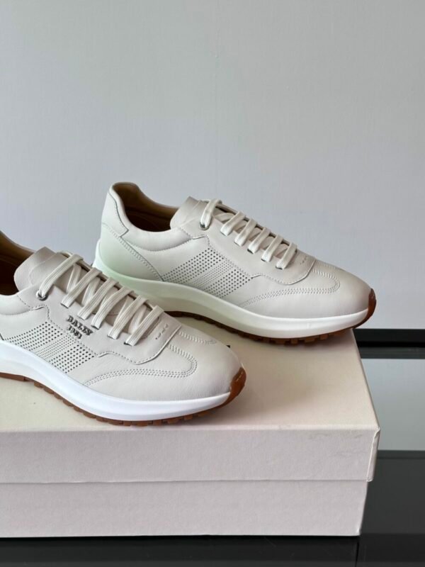 Bally Men's Thick Sole Leather Sneakers