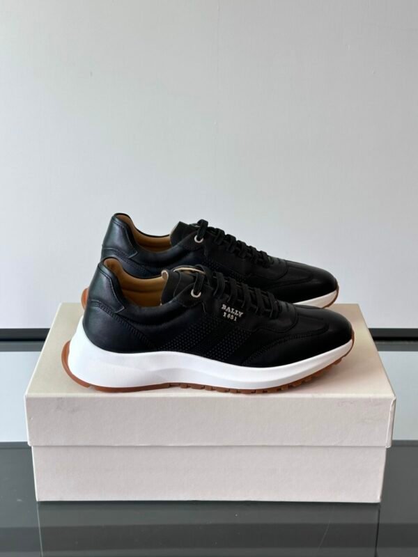 Bally Men's Thick Sole Leather Sneakers
