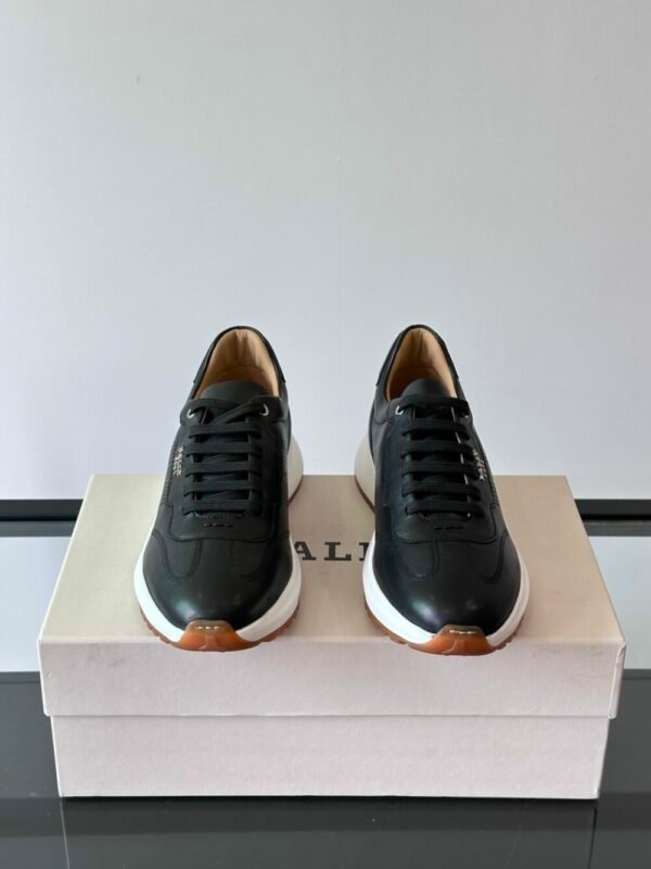 Bally Men's Thick Sole Leather Sneakers