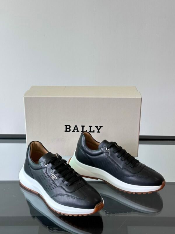 Bally Men's Thick Sole Leather Sneakers