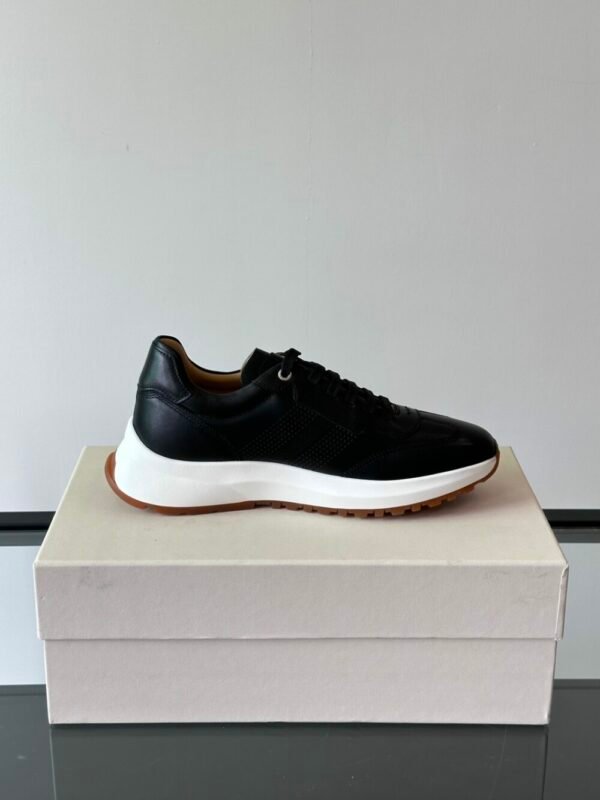 Bally Men's Thick Sole Leather Sneakers