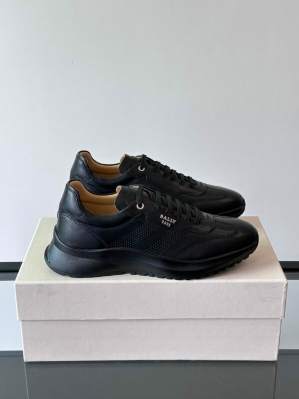 Bally Men's Thick Sole Leather Sneakers