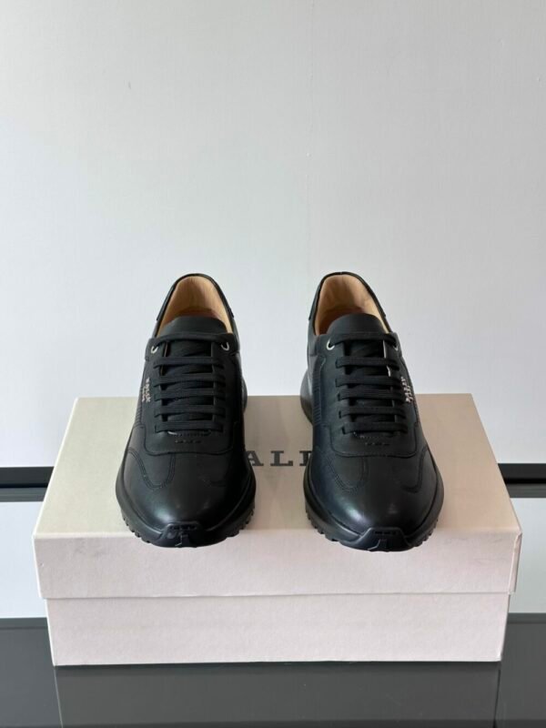 Bally Men's Thick Sole Leather Sneakers