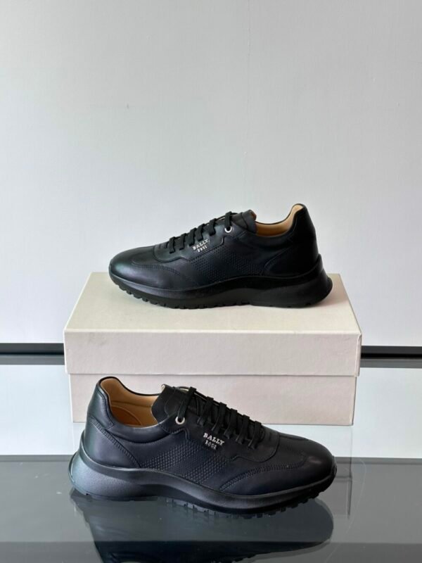 Bally Men's Thick Sole Leather Sneakers