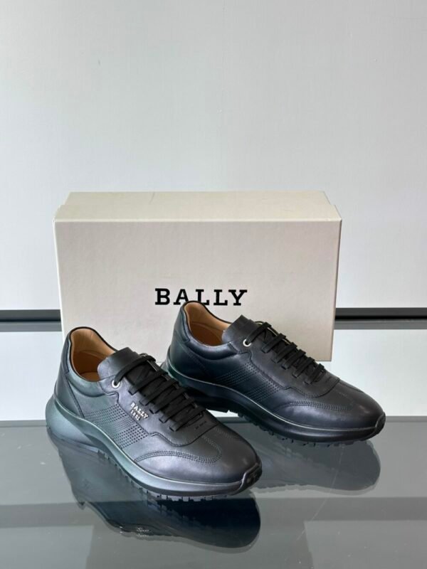 Bally Men's Thick Sole Leather Sneakers