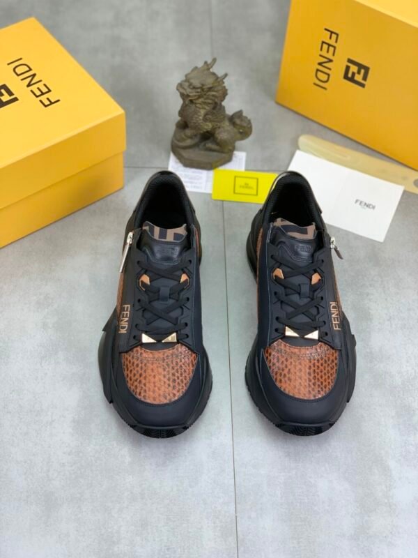 Fend imported leather casual sports shoes