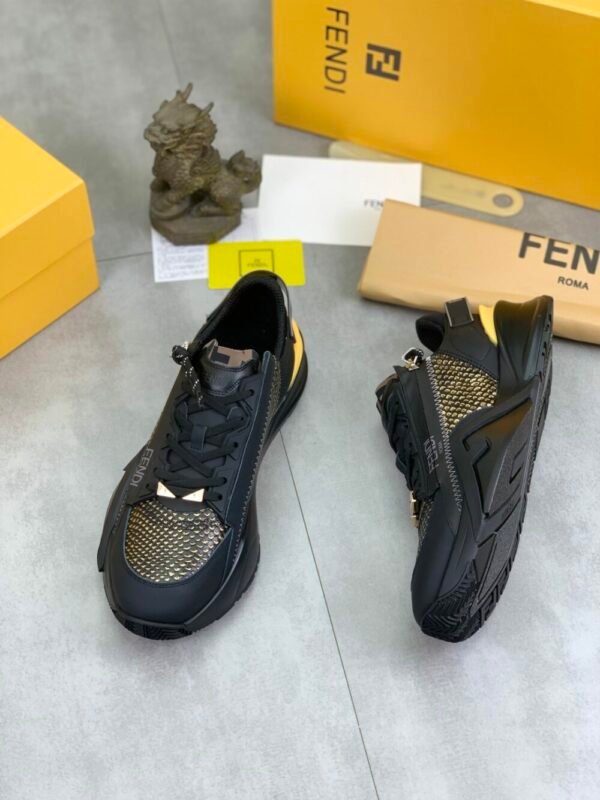 Fend imported leather casual sports shoes