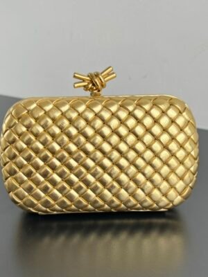 BO-VE Knot Evening Clutch 717622 lntrecciato For Women 20cm BV VB