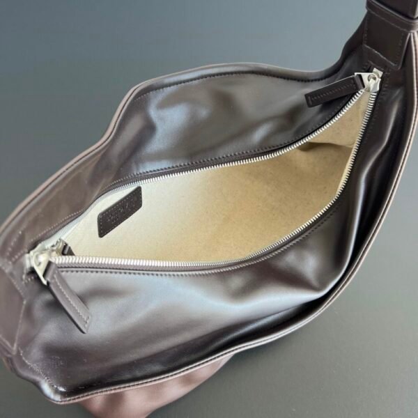 BO-VE 787117 Zigzag Shoulder Bag Cowhide Backpack For Women 38cm BV VB