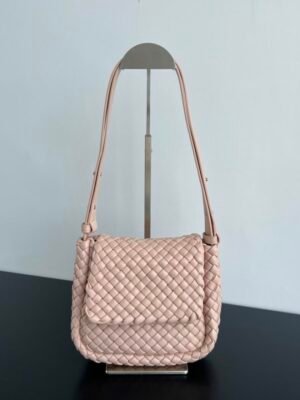 BO-VE Mini COBBLE Shoulder Bag 762711 19cm BV VB intrecciato lambskin