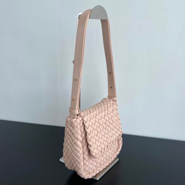 BO-VE Mini COBBLE Shoulder Bag 762711 19cm BV VB intrecciato lambskin