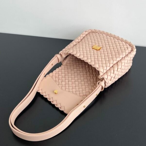 BO-VE Mini COBBLE Shoulder Bag 762711 19cm BV VB intrecciato lambskin