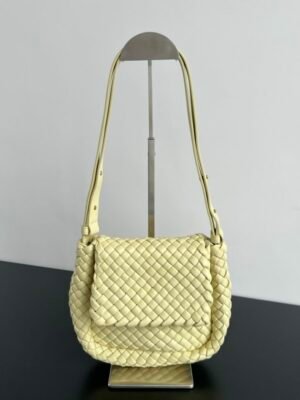 BO-VE Mini COBBLE Shoulder Bag 762711 19cm BV VB intrecciato lambskin