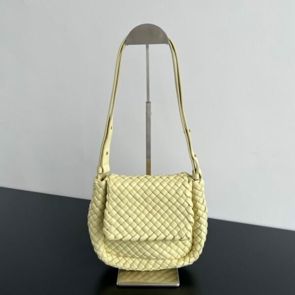 BO-VE Mini COBBLE Shoulder Bag 762711 19cm BV VB intrecciato lambskin