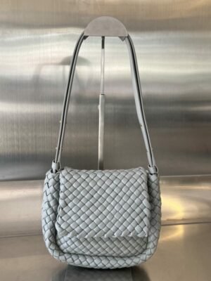 BO-VE Mini COBBLE Shoulder Bag 762711 19cm BV VB intrecciato lambskin