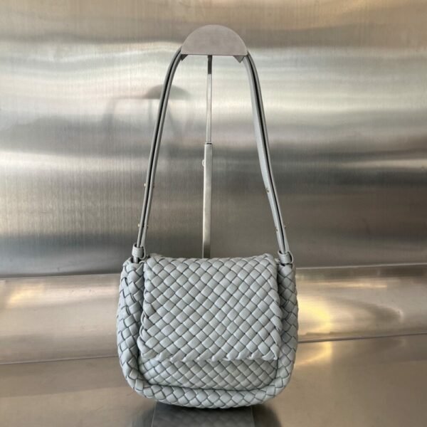 BO-VE Mini COBBLE Shoulder Bag 762711 19cm BV VB intrecciato lambskin