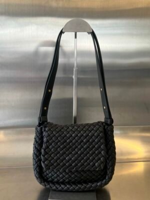 BO-VE Mini COBBLE Shoulder Bag 762711 19cm BV VB intrecciato lambskin