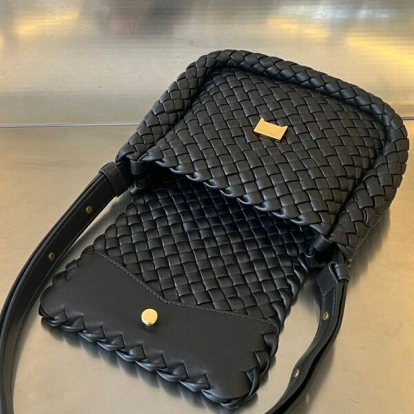 BO-VE Mini COBBLE Shoulder Bag 762711 19cm BV VB intrecciato lambskin