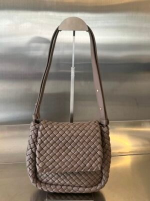 BO-VE Mini COBBLE Shoulder Bag 762711 19cm BV VB intrecciato lambskin