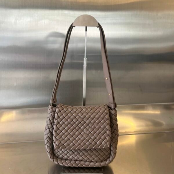 BO-VE Mini COBBLE Shoulder Bag 762711 19cm BV VB intrecciato lambskin