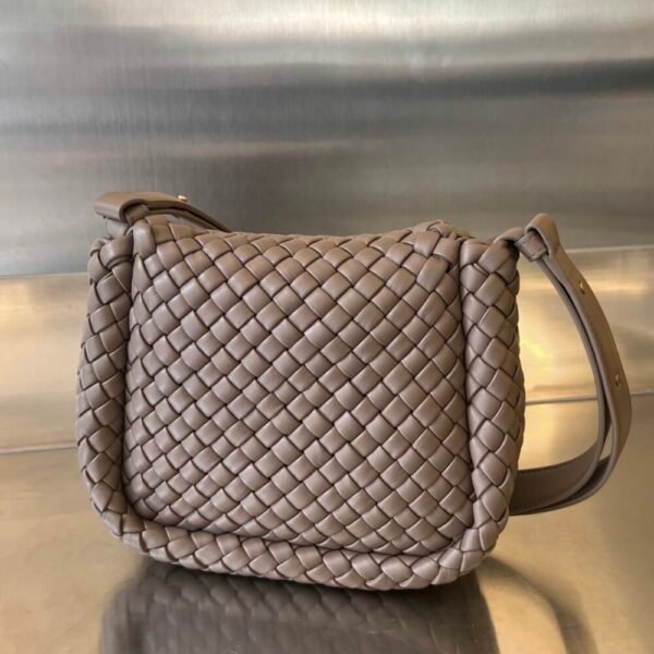BO-VE Mini COBBLE Shoulder Bag 762711 19cm BV VB intrecciato lambskin
