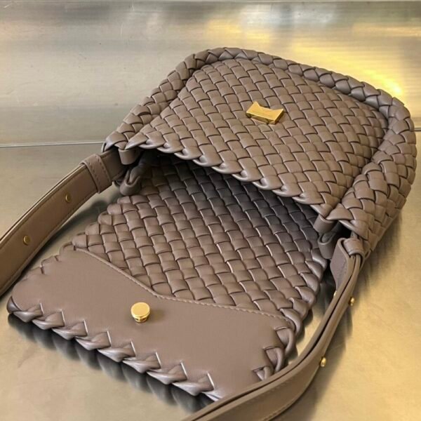 BO-VE Mini COBBLE Shoulder Bag 762711 19cm BV VB intrecciato lambskin