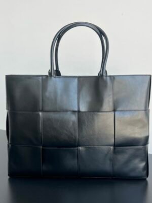 BO-VE Large Arco Tote 766969  46cm BV VB intrecciato lambskin