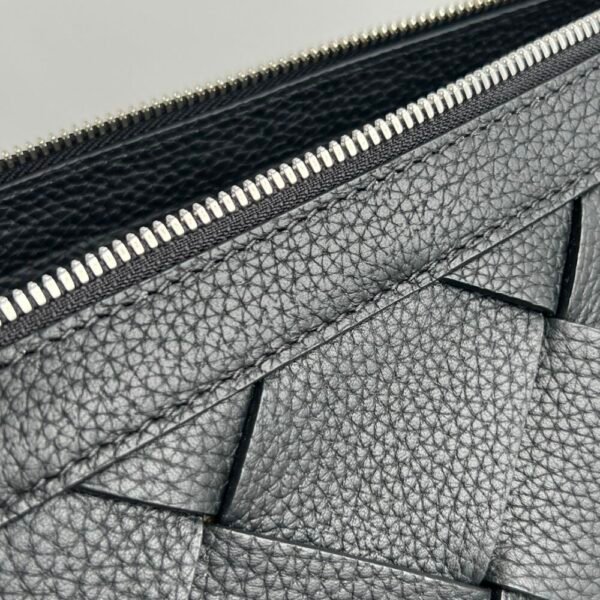 BO-VE Diago hobo bag in woven grain de poudre leather 39cm BV VB