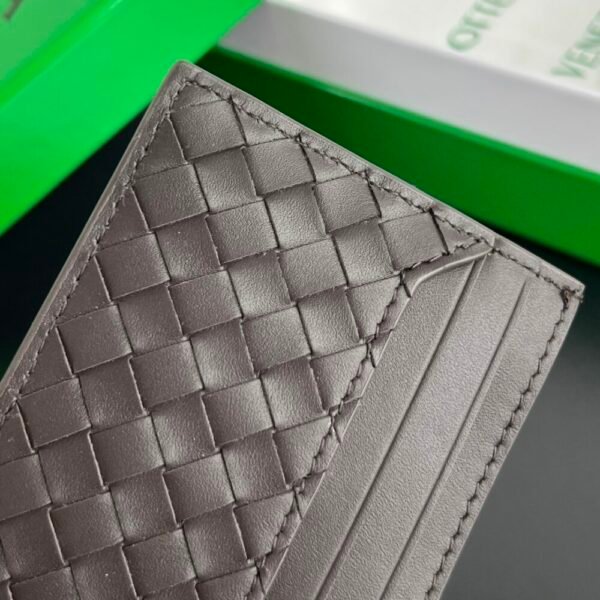 BO-VE Small woven card holder 817397 cowhide 11x8x0.2cm BV VB