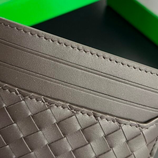 BO-VE Small woven card holder 817397 cowhide 11x8x0.2cm BV VB