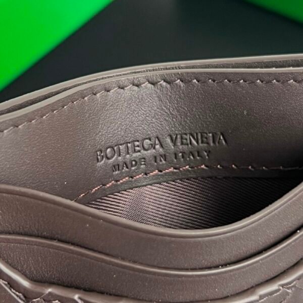 BO-VE Small woven card holder 817397 cowhide 11x8x0.2cm BV VB