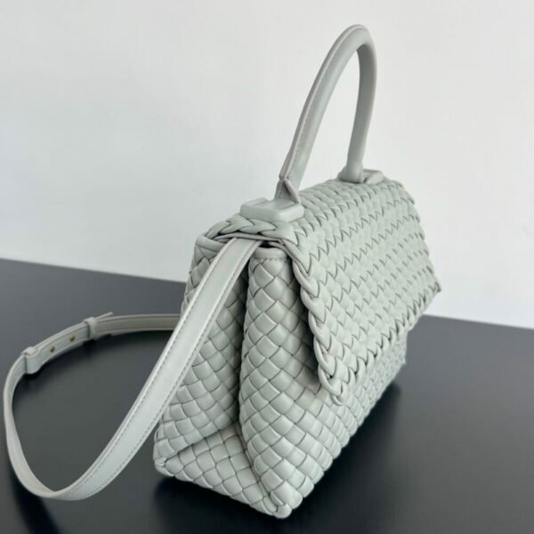 BO-VE 776783 Patti top handle woven tote bag For Women 26cm BV VB