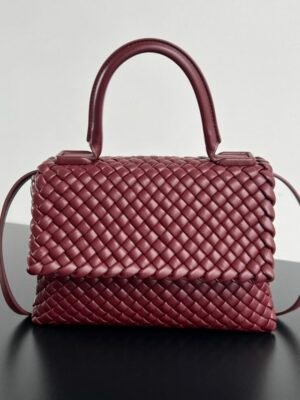 BO-VE 776783 Patti top handle woven tote bag For Women 26cm BV VB