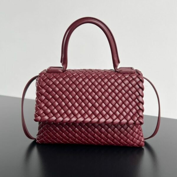BO-VE 776783 Patti top handle woven tote bag For Women 26cm BV VB