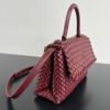 BO-VE 776783 Patti top handle woven tote bag For Women 26cm BV VB