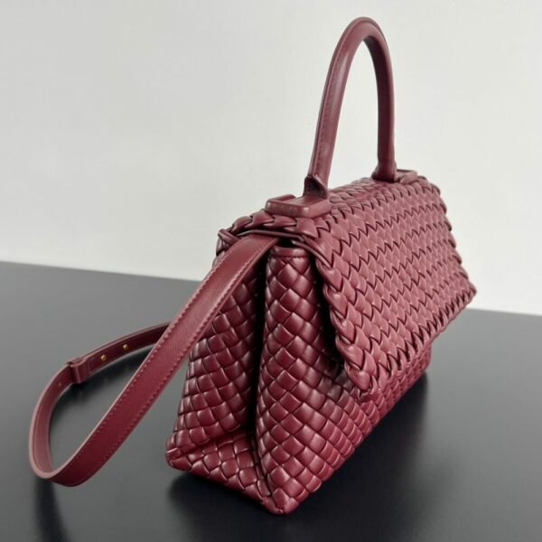 BO-VE 776783 Patti top handle woven tote bag For Women 26cm BV VB