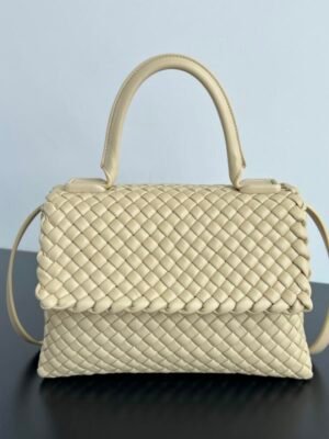 BO-VE 776783 Patti top handle woven tote bag For Women 26cm BV VB