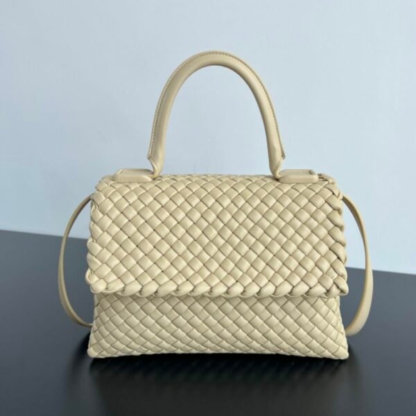 BO-VE 776783 Patti top handle woven tote bag For Women 26cm BV VB