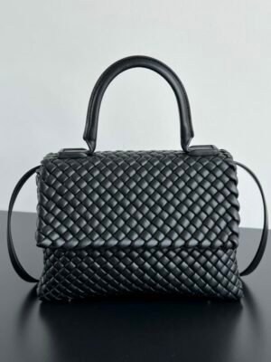 BO-VE 776783 Patti top handle woven tote bag For Women 26cm BV VB