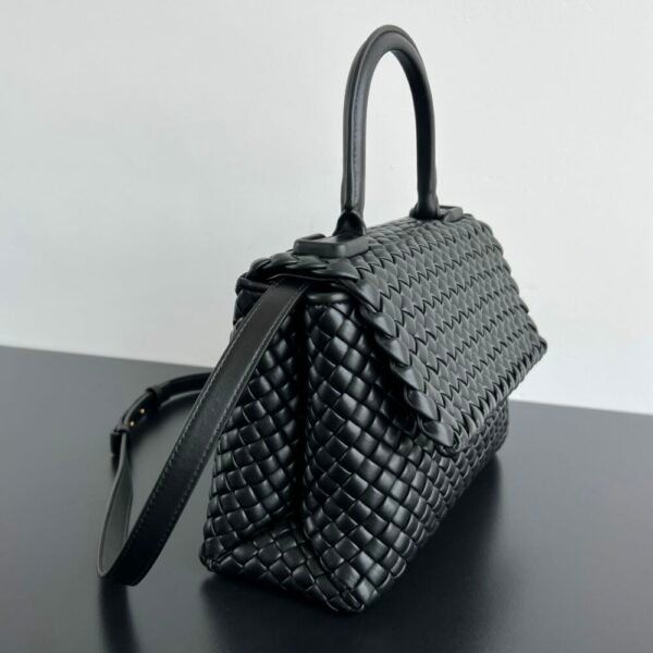 BO-VE 776783 Patti top handle woven tote bag For Women 26cm BV VB